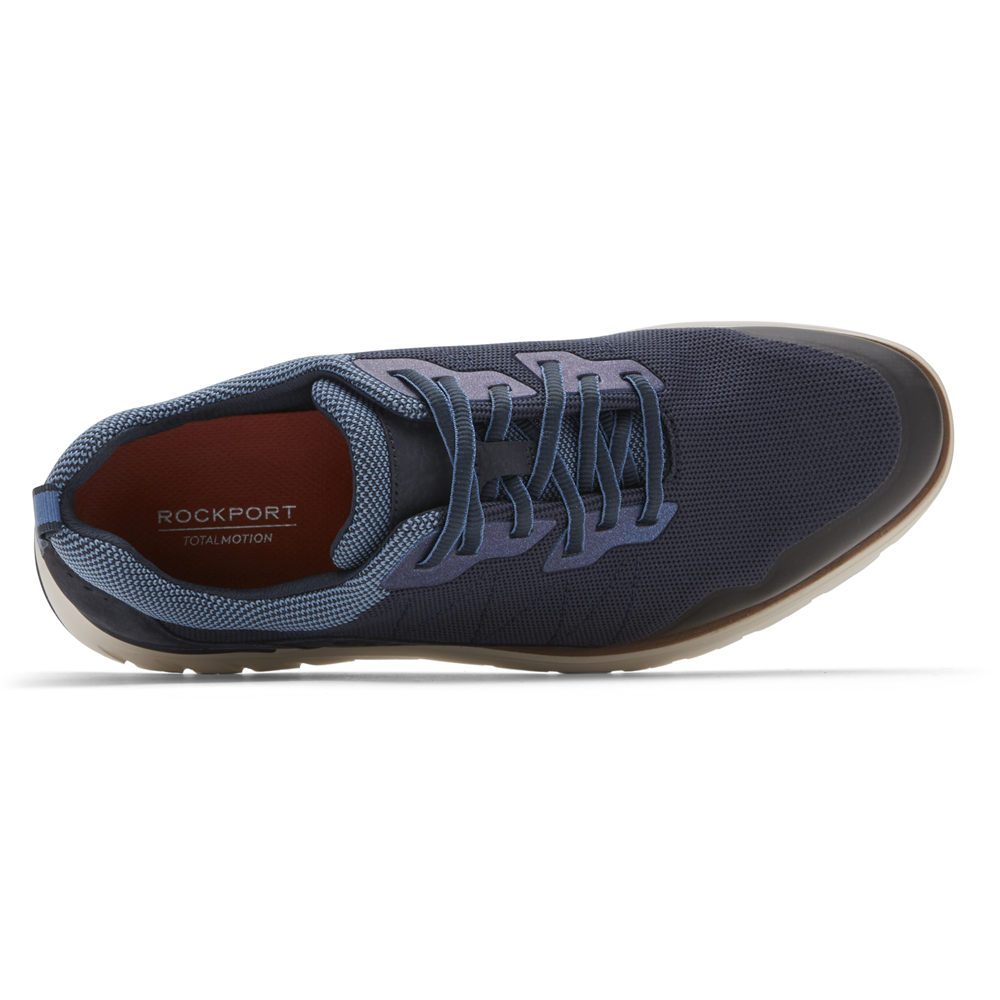 Rockport Joggesko Herre Blå - Total Motion Sport Mudguard - PCKU38591